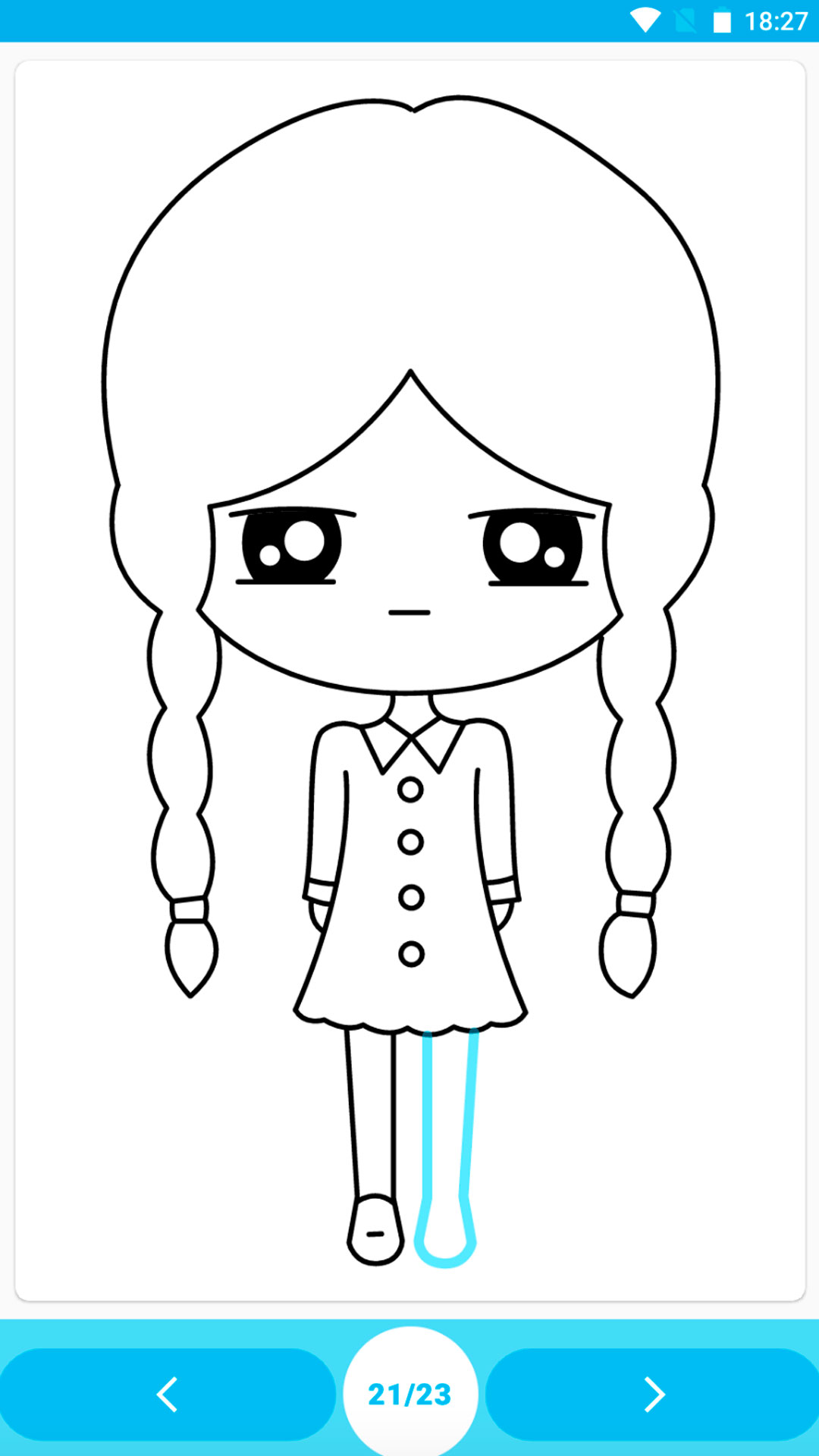 اسکرین شات 7 برنامه How to draw girls