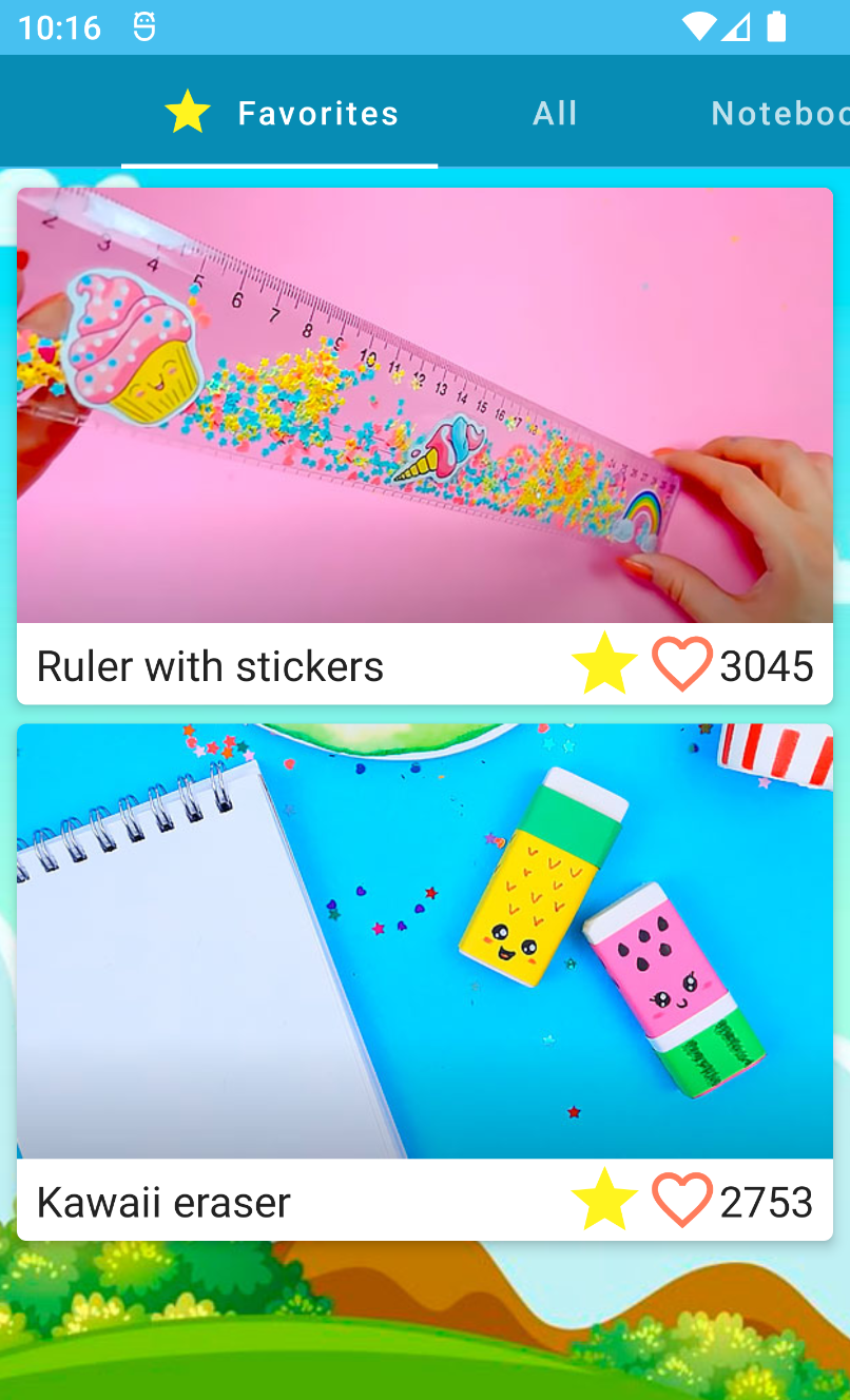 اسکرین شات 7 برنامه How to make school supplies