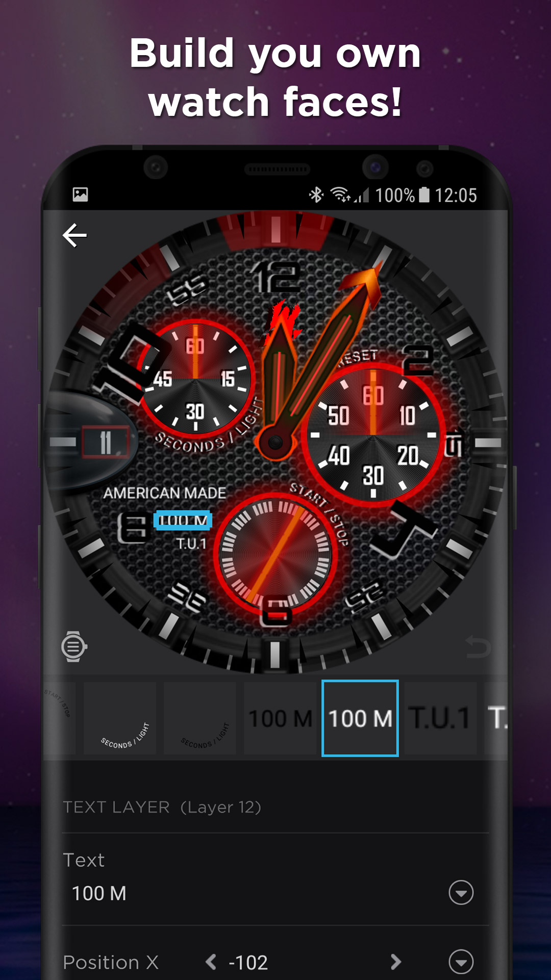 اسکرین شات 4 برنامه WatchMaker Watch Faces