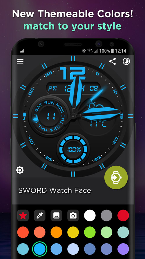 اسکرین شات 6 برنامه WatchMaker Watch Faces