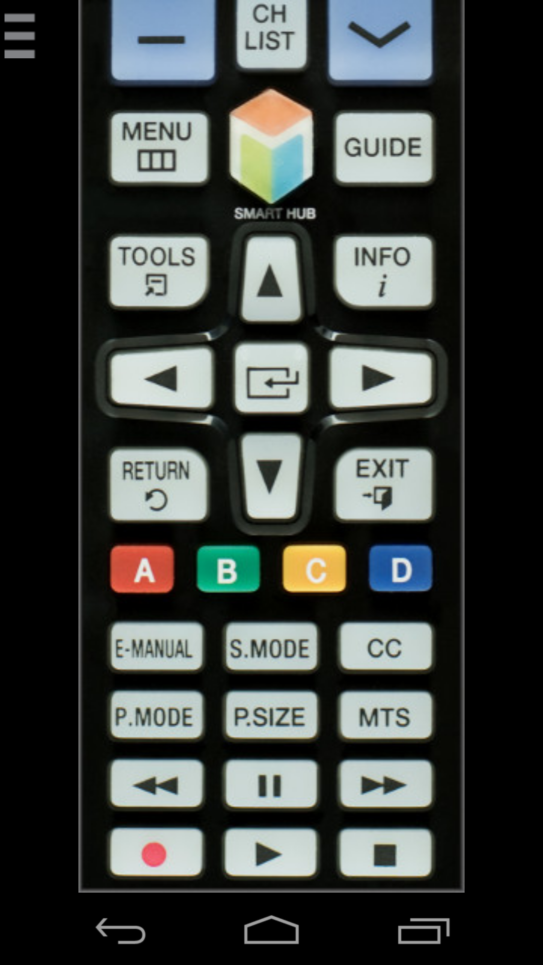 اسکرین شات 2 برنامه TV Remote for Samsung TV