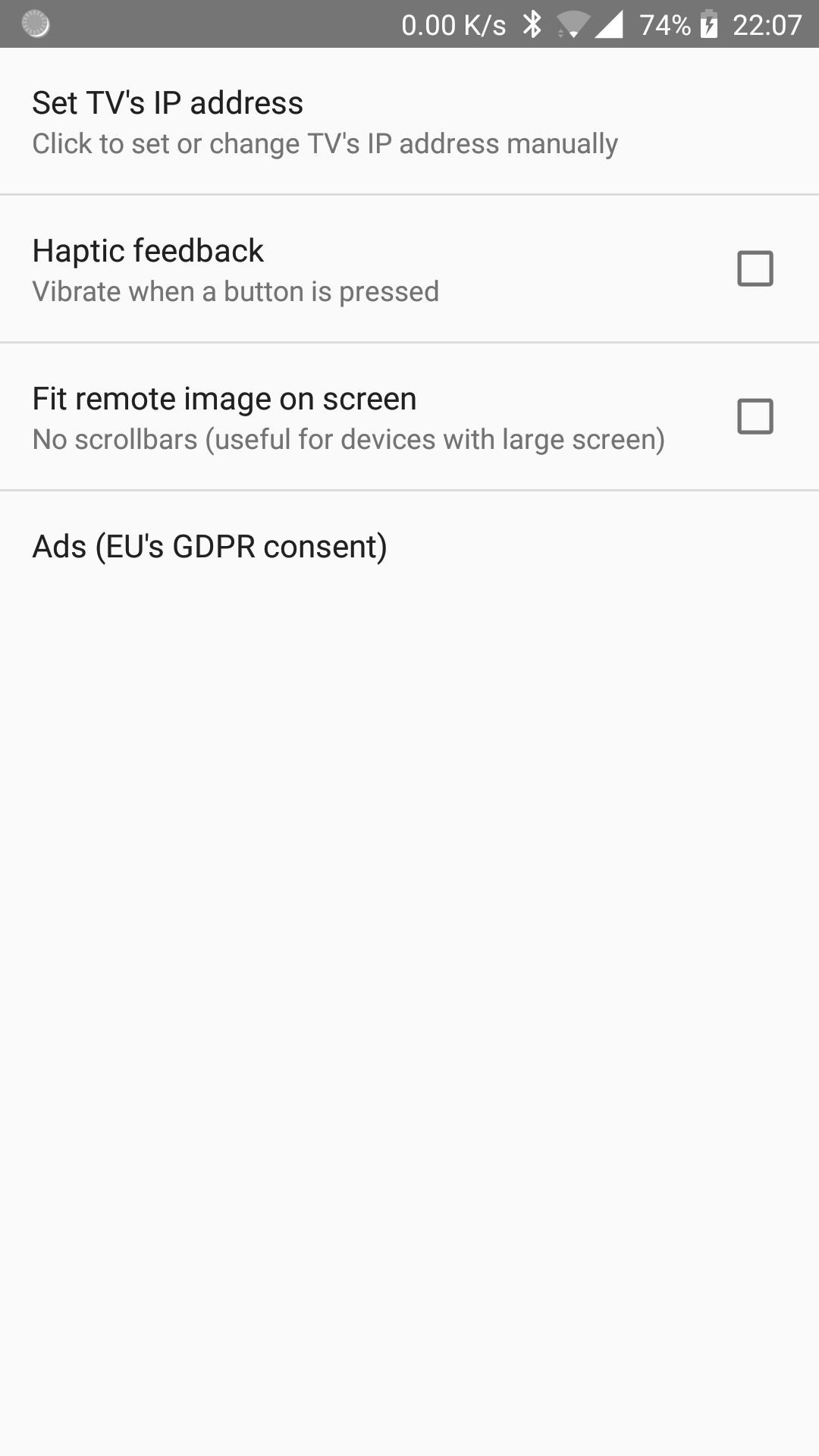 اسکرین شات 4 برنامه TV Remote for Samsung TV