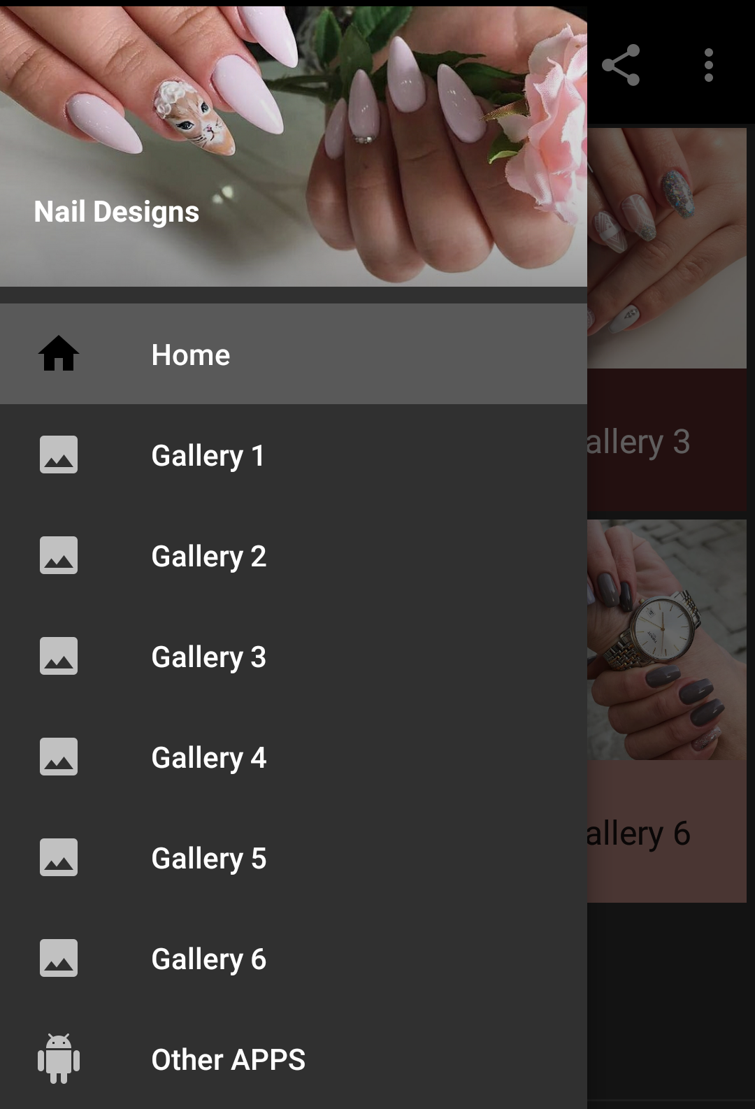 اسکرین شات 1 برنامه Nail Designs