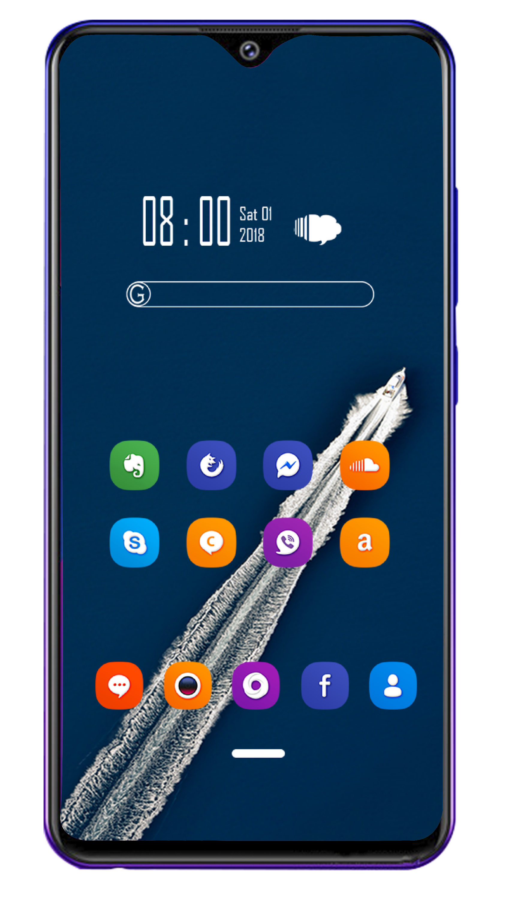 اسکرین شات 4 برنامه Wallpapers for Galaxy M10