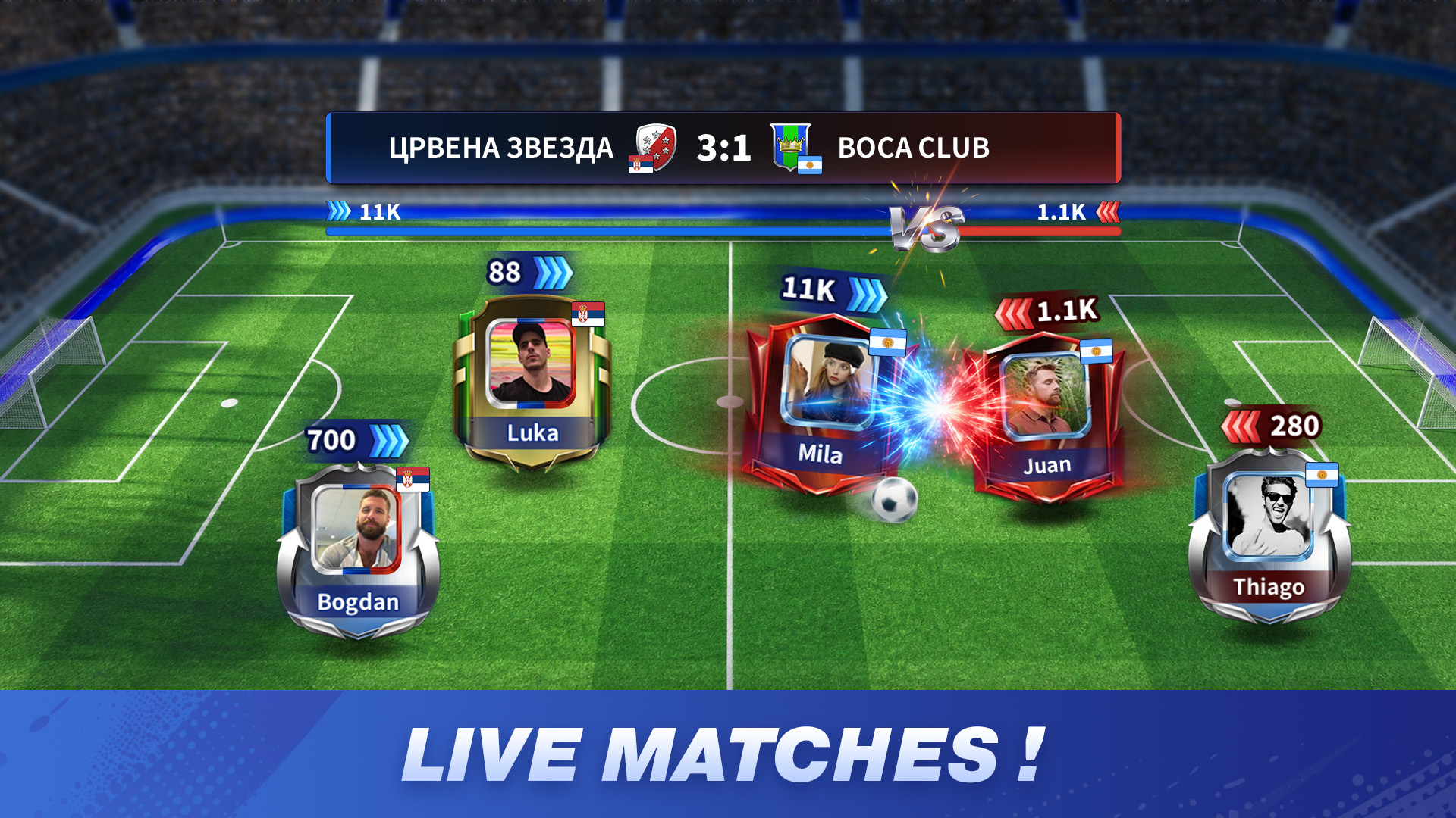 اسکرین شات 3 بازی Soccer Strike: Multiplayer