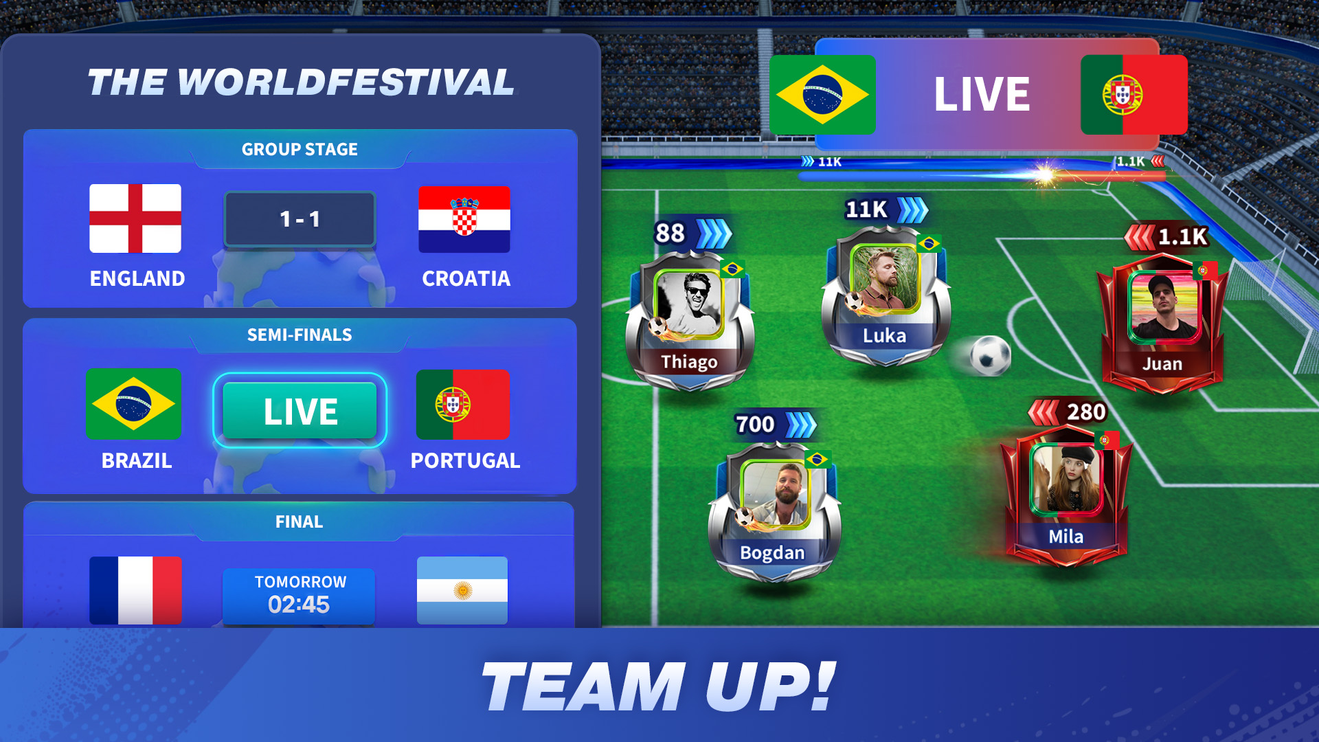 اسکرین شات 2 بازی Soccer Strike: Multiplayer