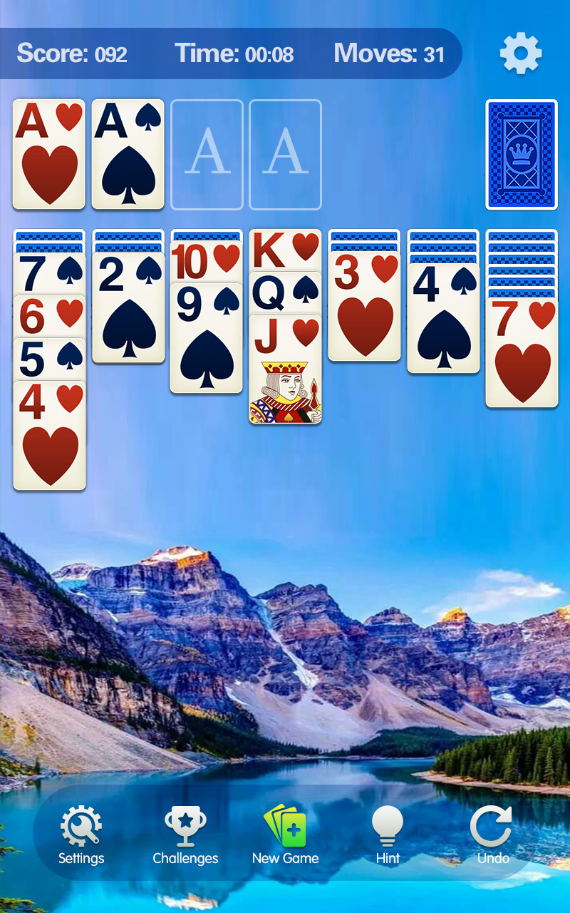 اسکرین شات 3 بازی Solitaire Card Game