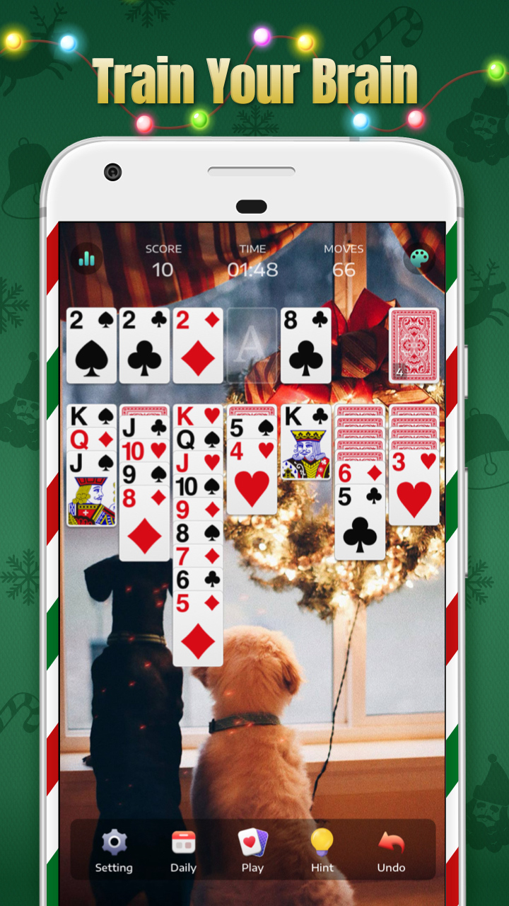 اسکرین شات 4 بازی Solitaire - Classic Card Games