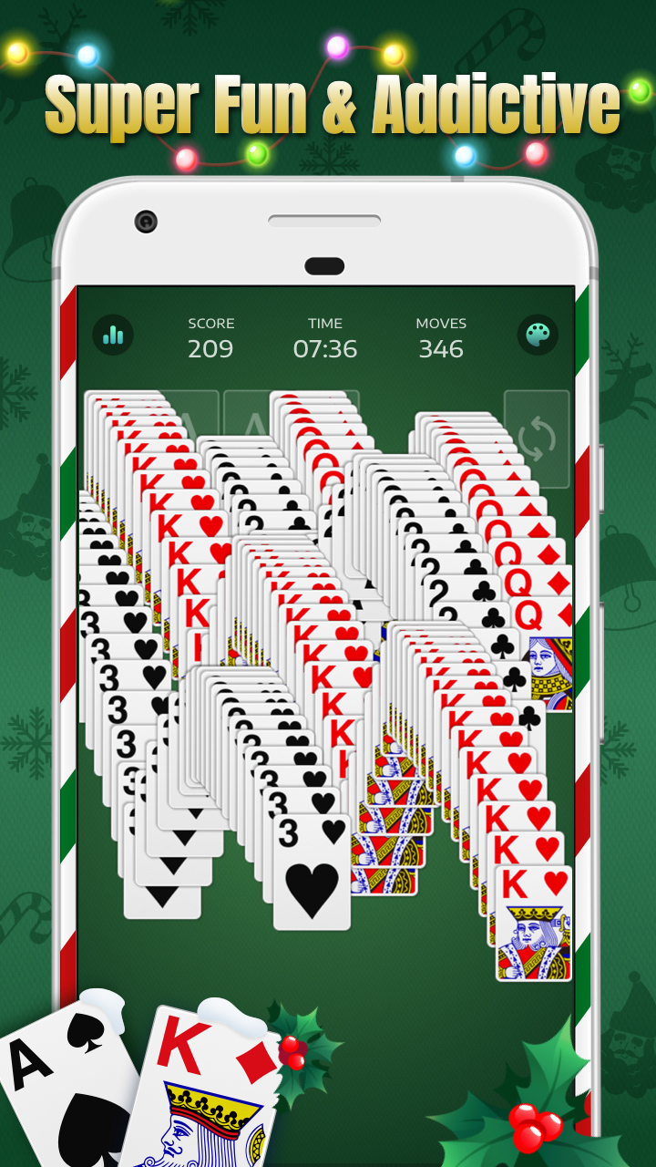 اسکرین شات 2 بازی Solitaire - Classic Card Games