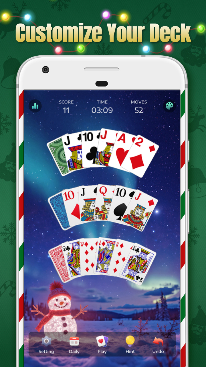 اسکرین شات 6 بازی Solitaire - Classic Card Games