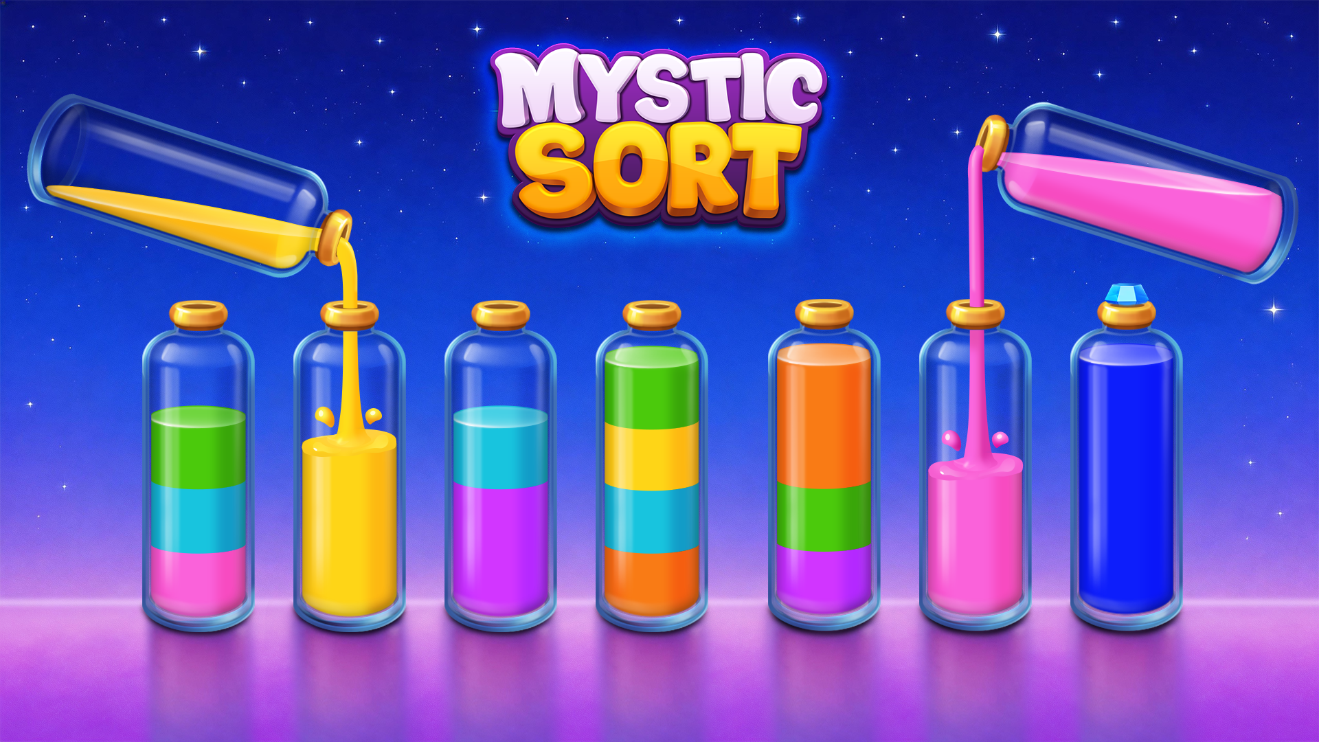 اسکرین شات 7 بازی Mystic Sort: Water Sort Puzzle