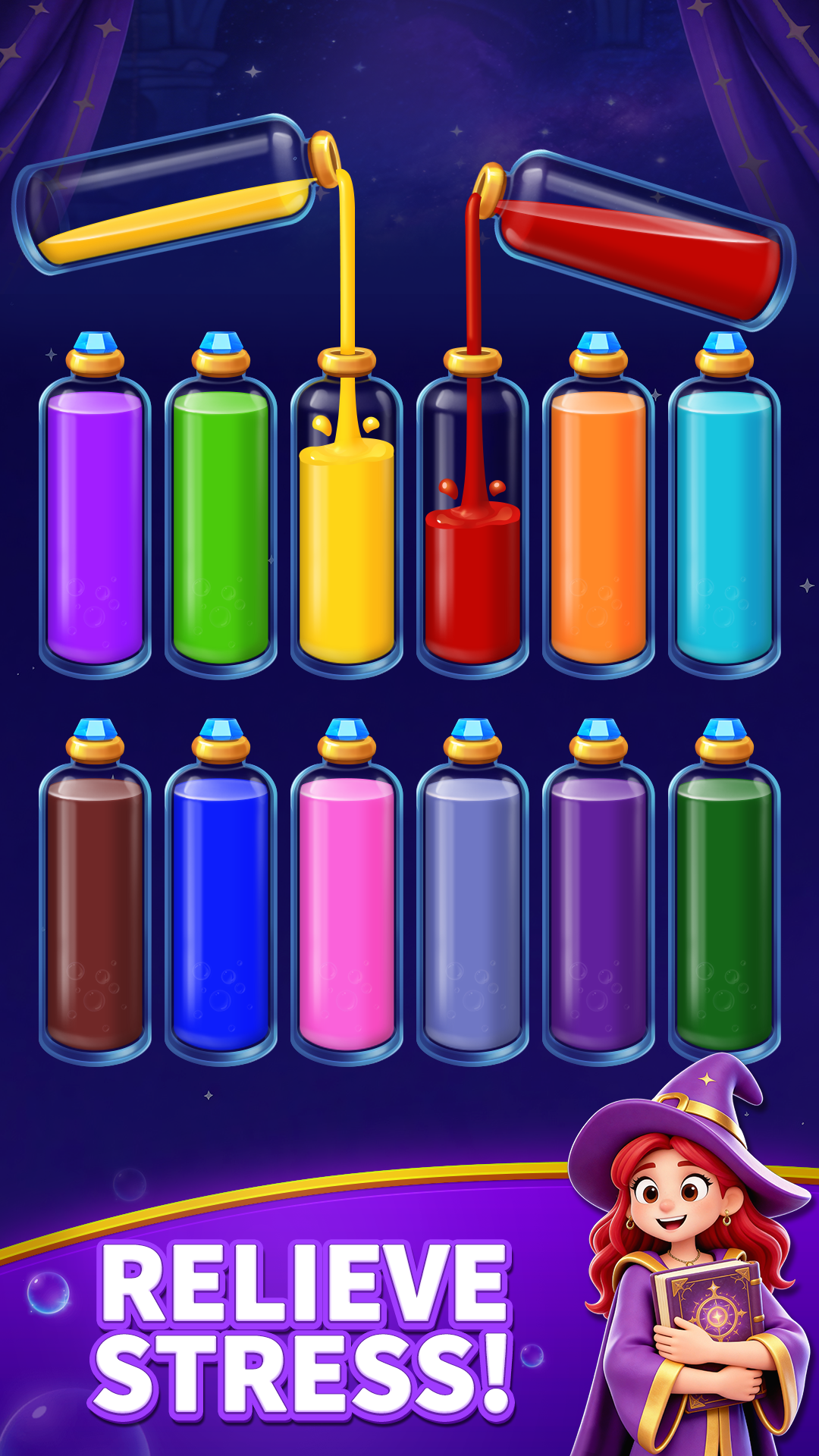 اسکرین شات 4 بازی Mystic Sort: Water Sort Puzzle