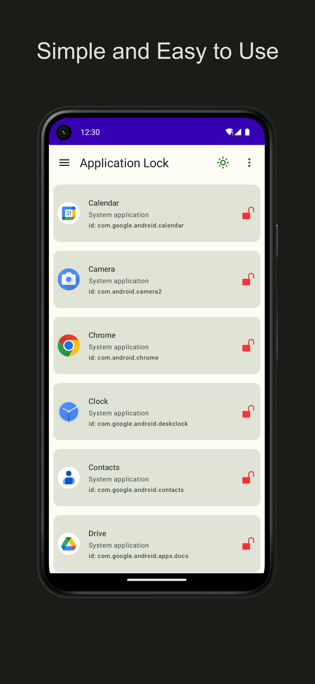 اسکرین شات 5 برنامه App Lock - Fingerprint Pattern