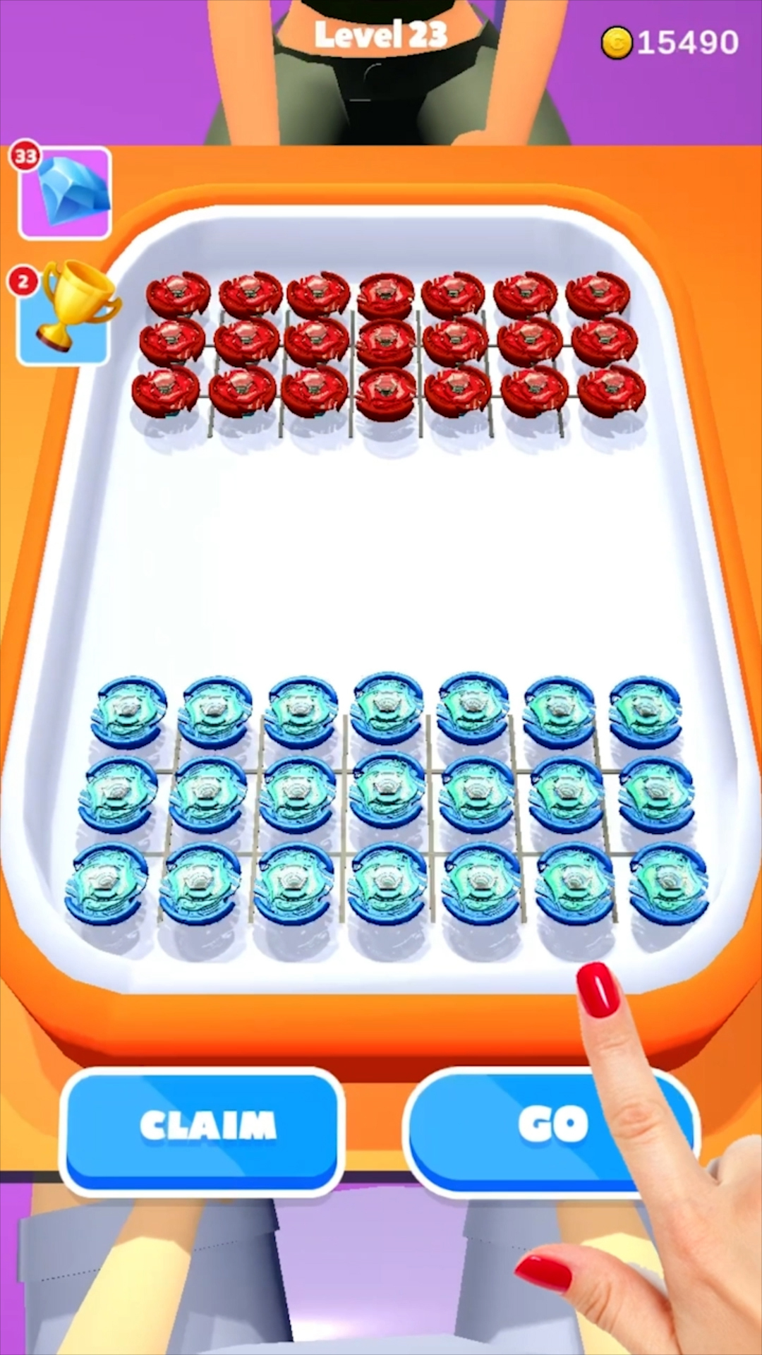 اسکرین شات 2 بازی Spinner Merge Masters
