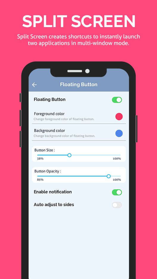 اسکرین شات 3 برنامه Easy Split Manage Split Screen