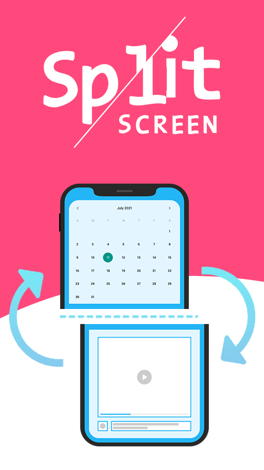 اسکرین شات 1 برنامه Easy Split Manage Split Screen