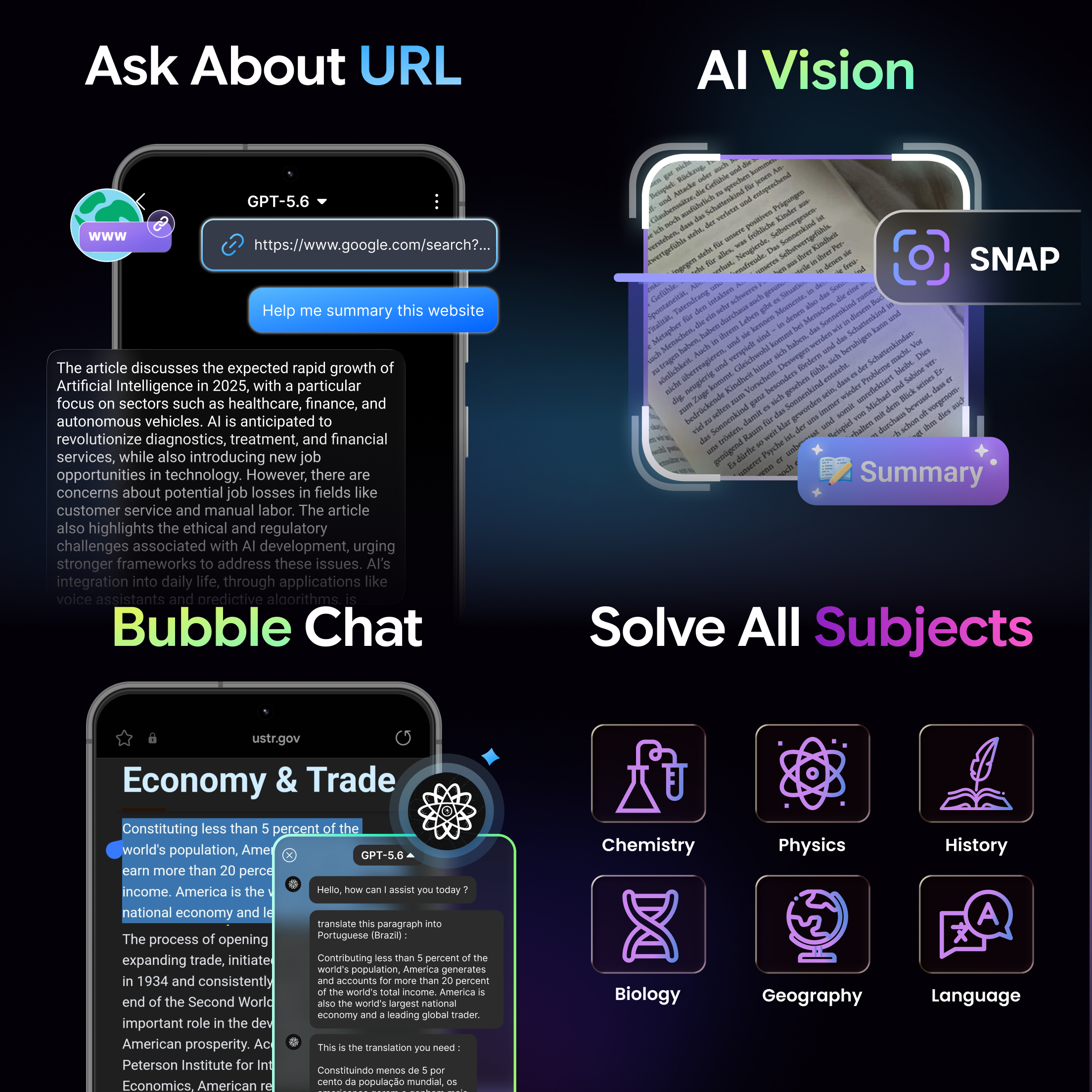 اسکرین شات 6 برنامه AI Chat : Chatbot & Assistant