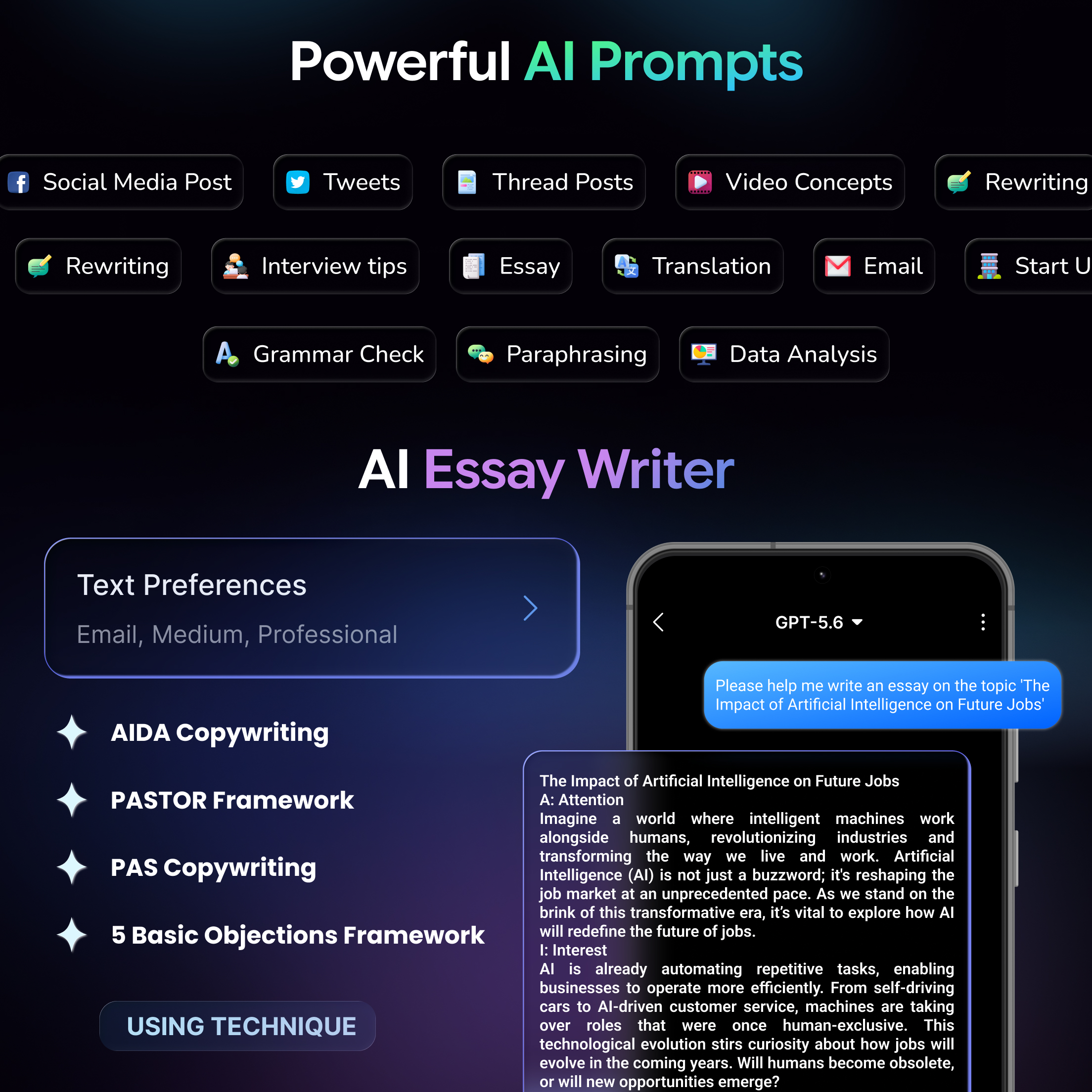 اسکرین شات 7 برنامه AI Chat : Chatbot & Assistant