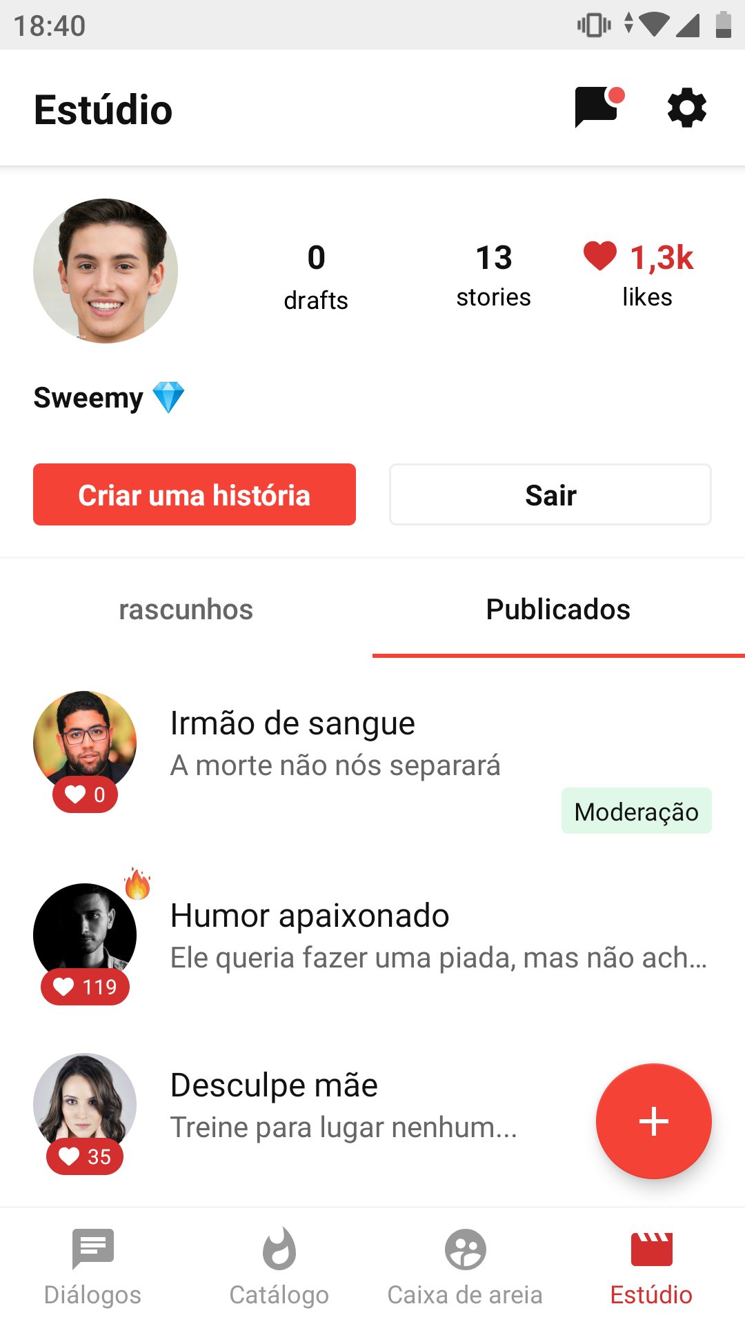 اسکرین شات 5 بازی i love you – chat stories