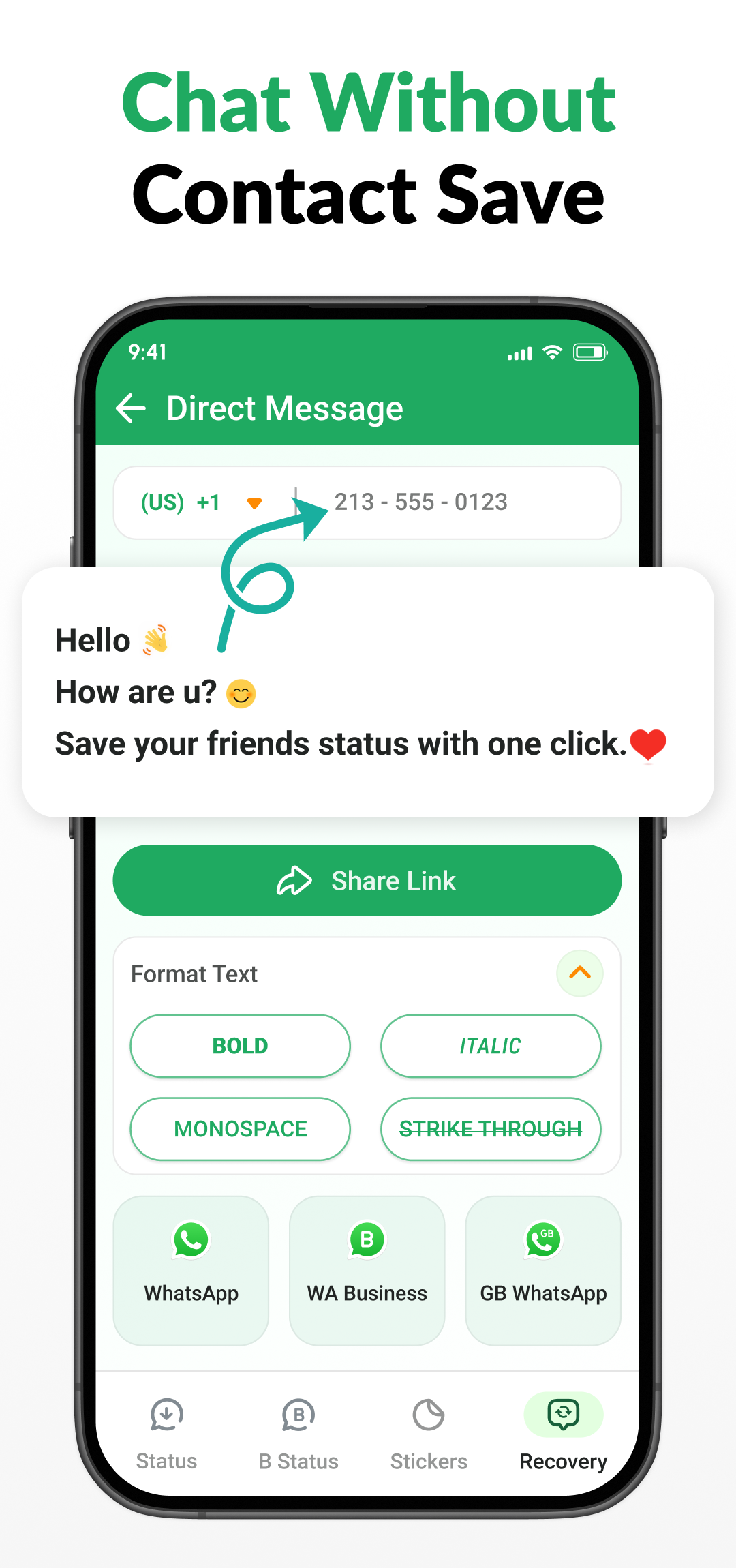 اسکرین شات 5 برنامه Status Saver: Video Saver