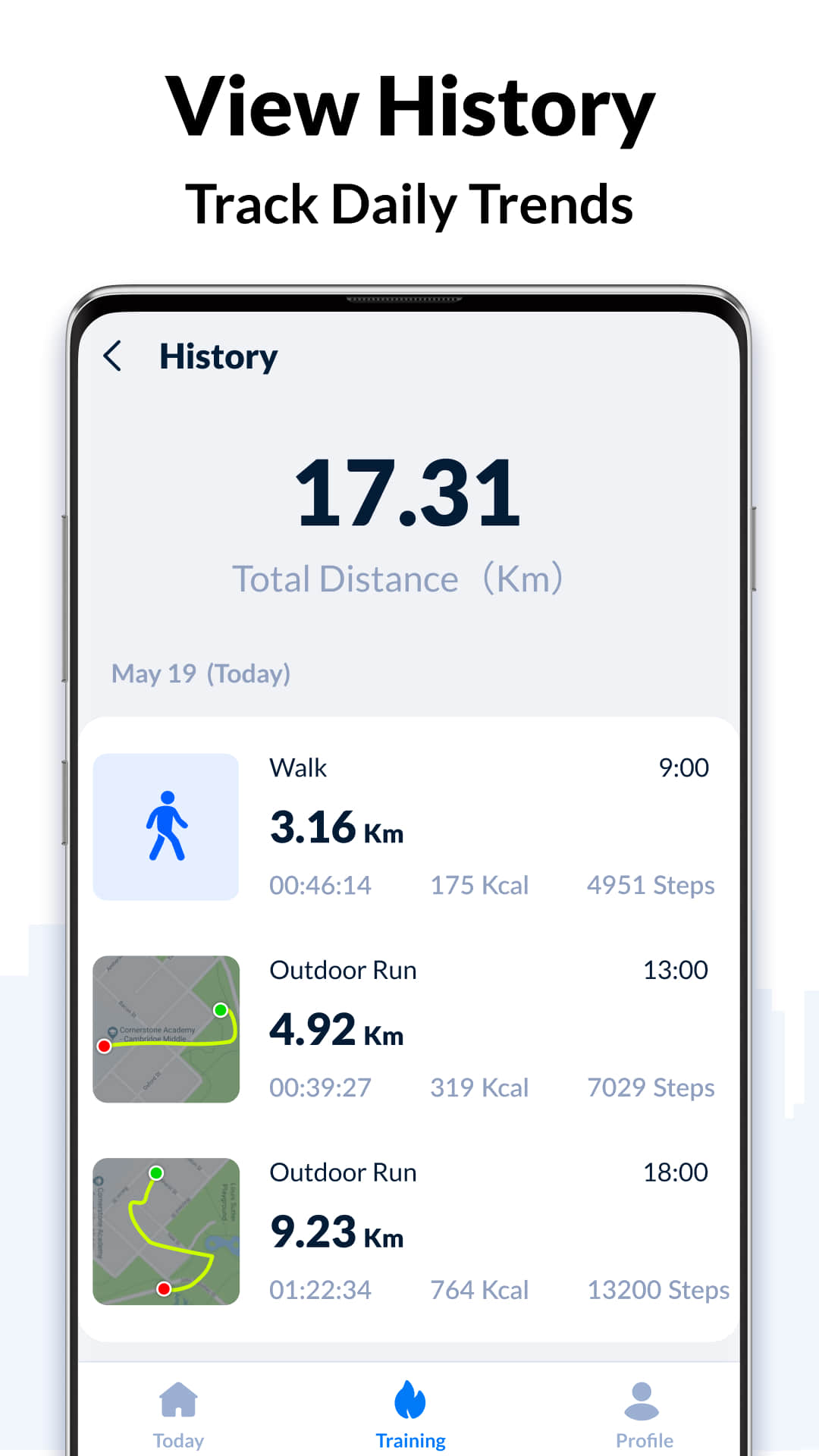اسکرین شات 6 برنامه Step Tracker - Pedometer