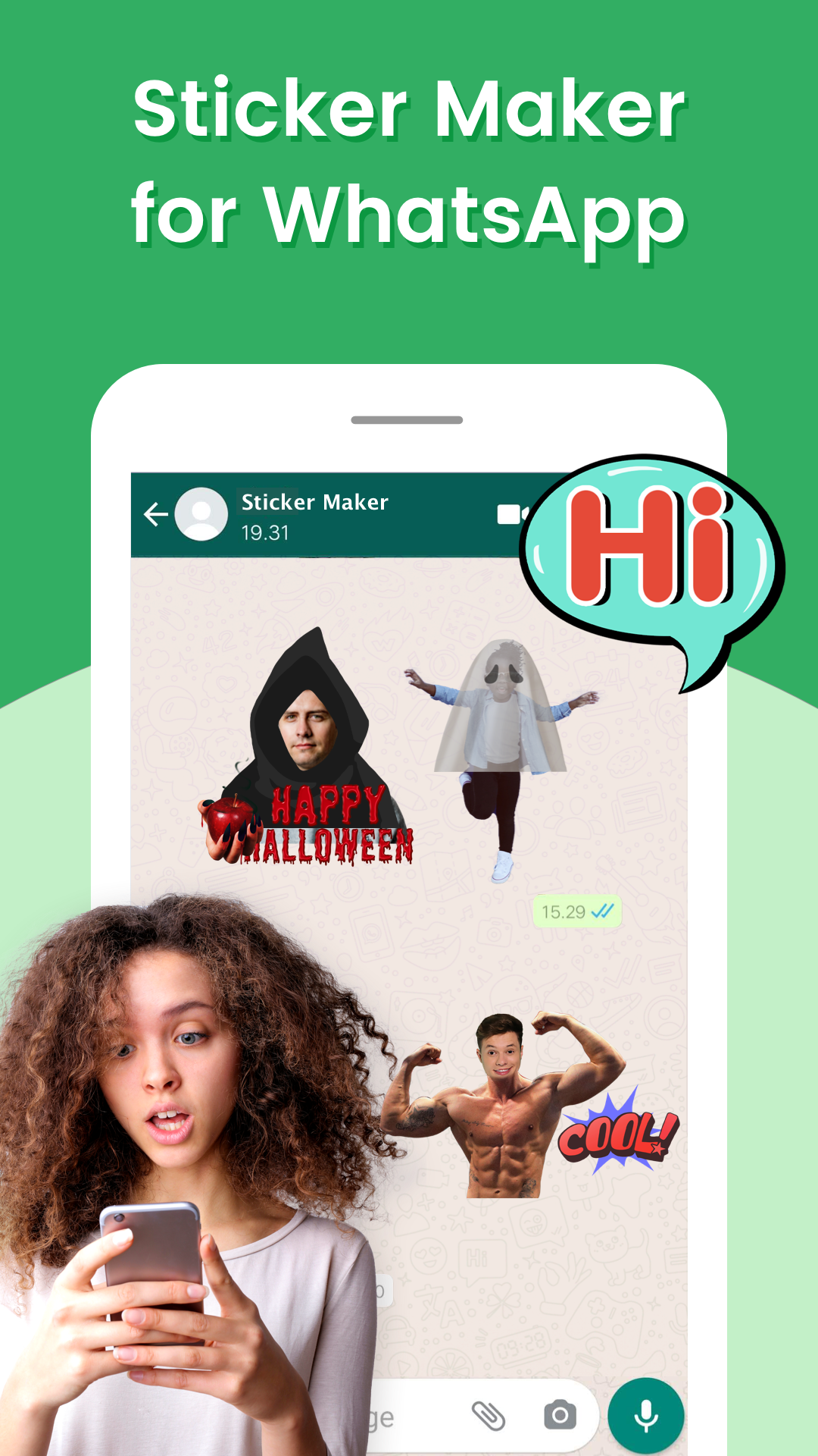 اسکرین شات 1 برنامه Sticker Maker - WASticker