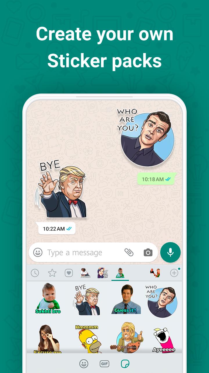 اسکرین شات 1 برنامه Sticker Maker - WASticker Apps