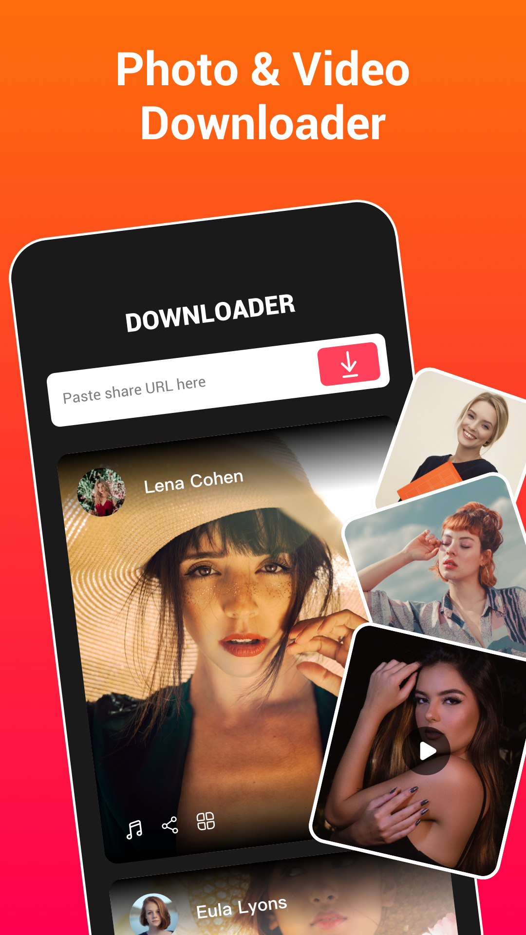اسکرین شات 1 برنامه Video Downloader for Instagram