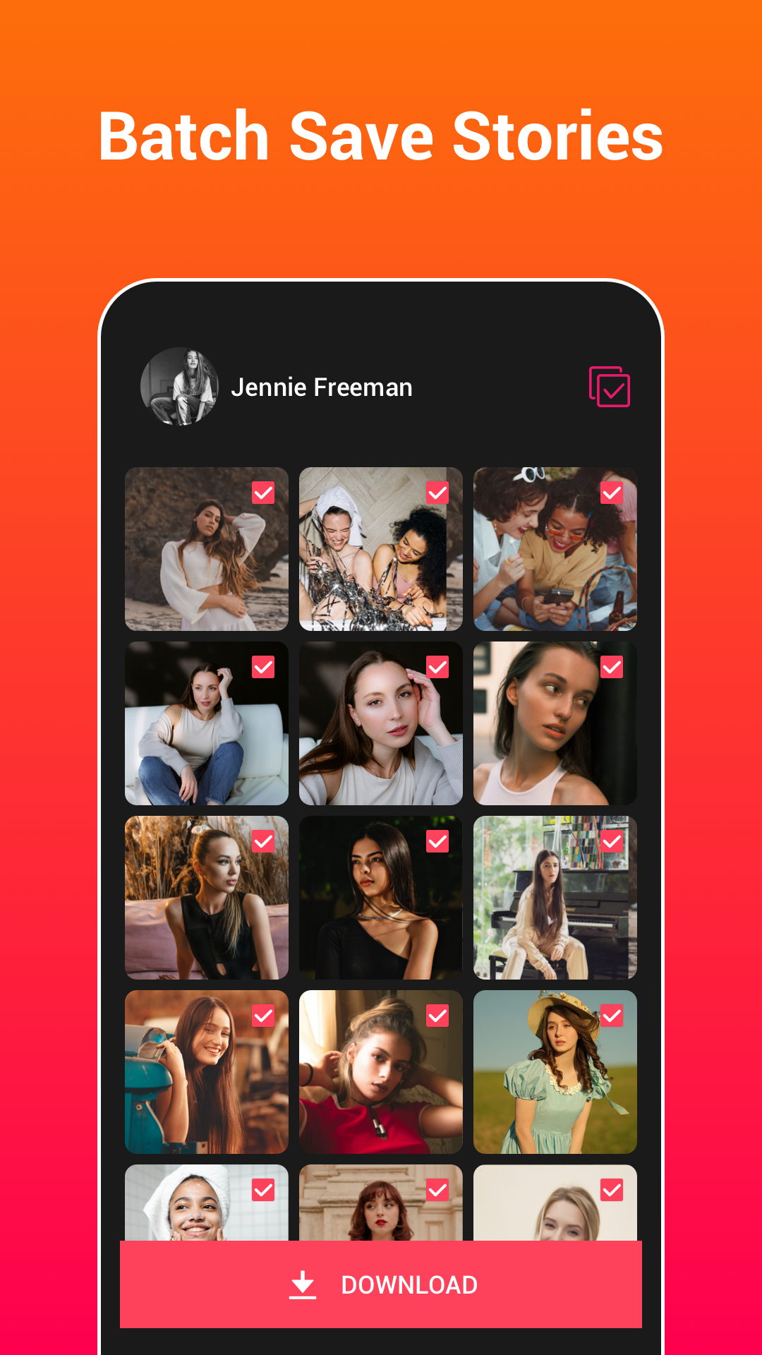اسکرین شات 4 برنامه Video Downloader for Instagram