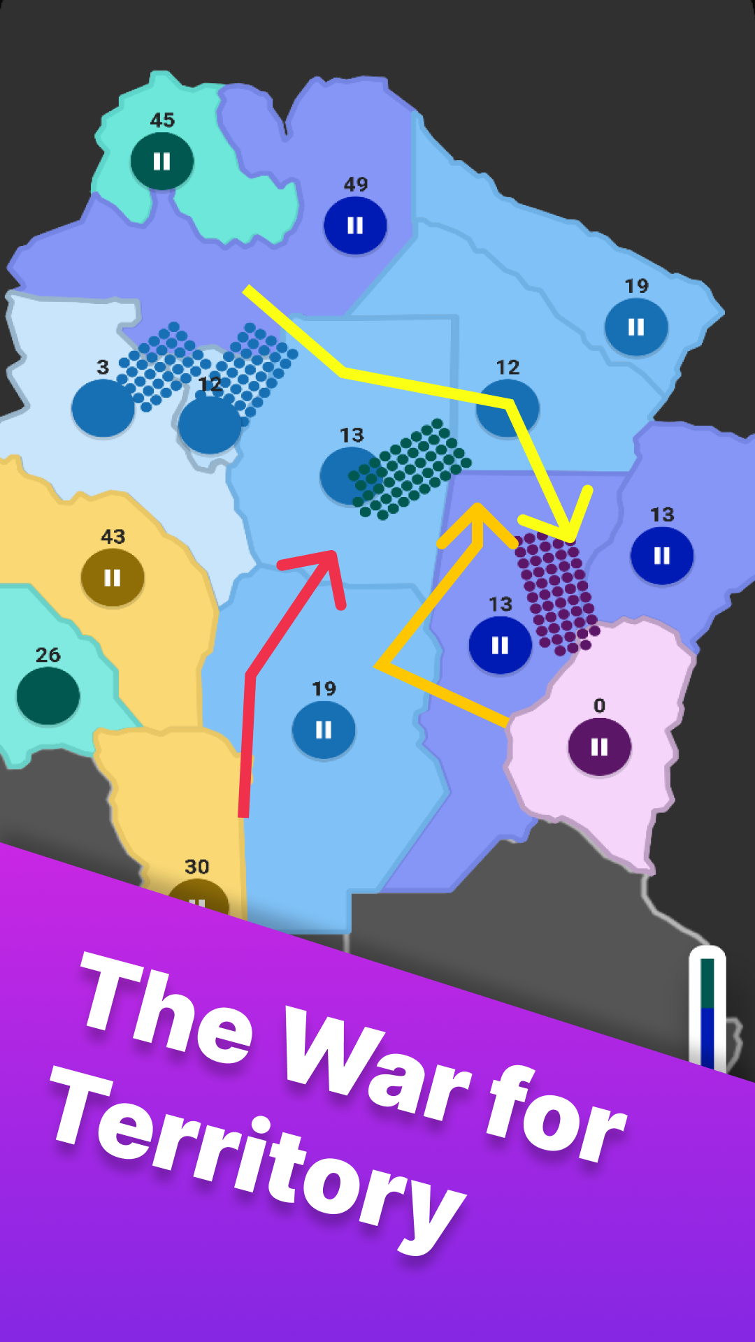 اسکرین شات 3 بازی Tactics io: territory games