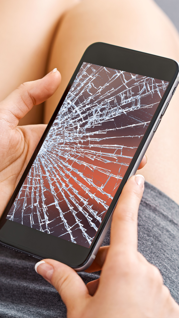 اسکرین شات 2 برنامه Broken Screen Prank