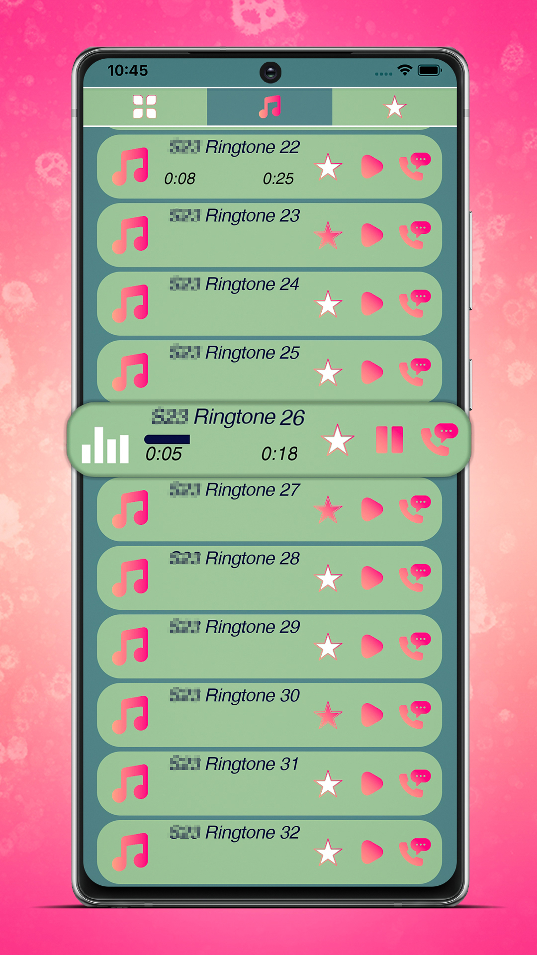 اسکرین شات 6 برنامه Galaxy S23 Ultra Ringtone