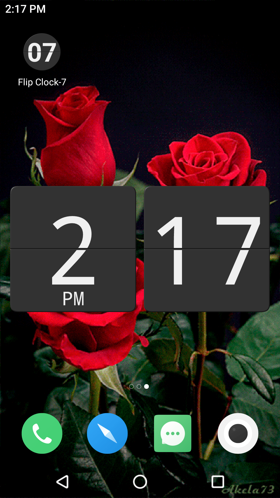 اسکرین شات 6 برنامه Flip Clock-7