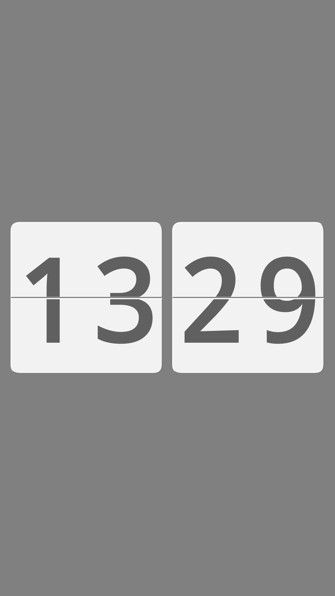 اسکرین شات 3 برنامه Flip Clock-7