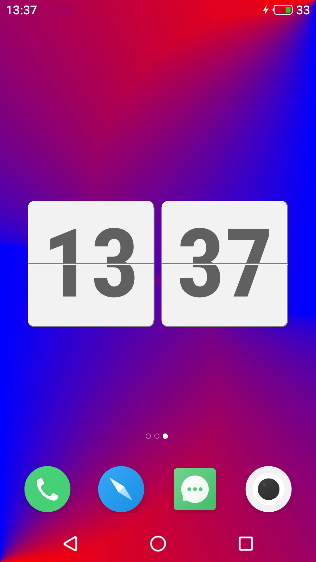 اسکرین شات 8 برنامه Flip Clock-7