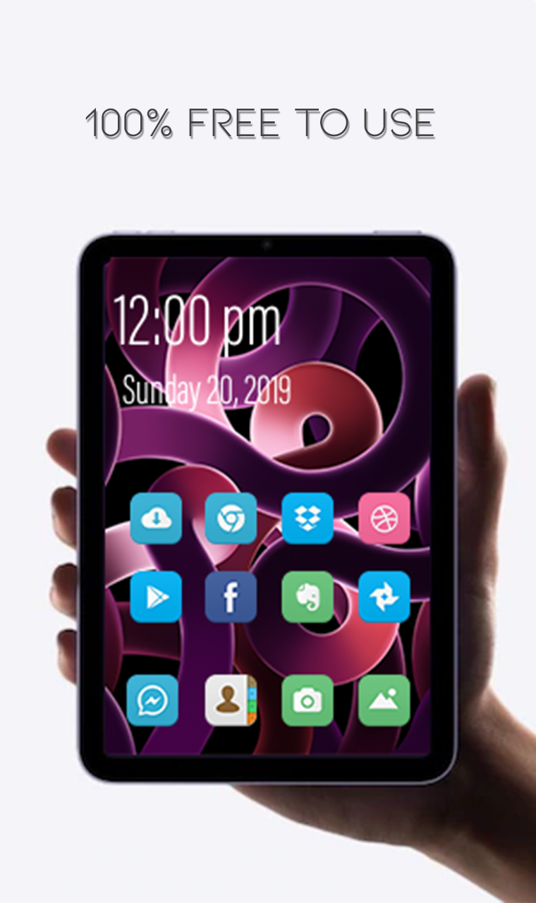 اسکرین شات 5 برنامه Theme for iPad 11 Pro 2022