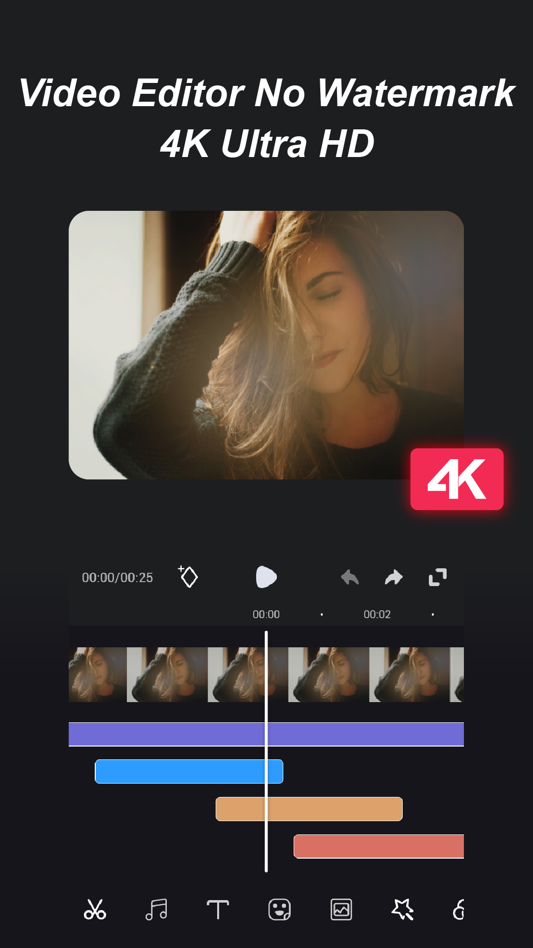 اسکرین شات 1 برنامه Video Editor No Watermark Make