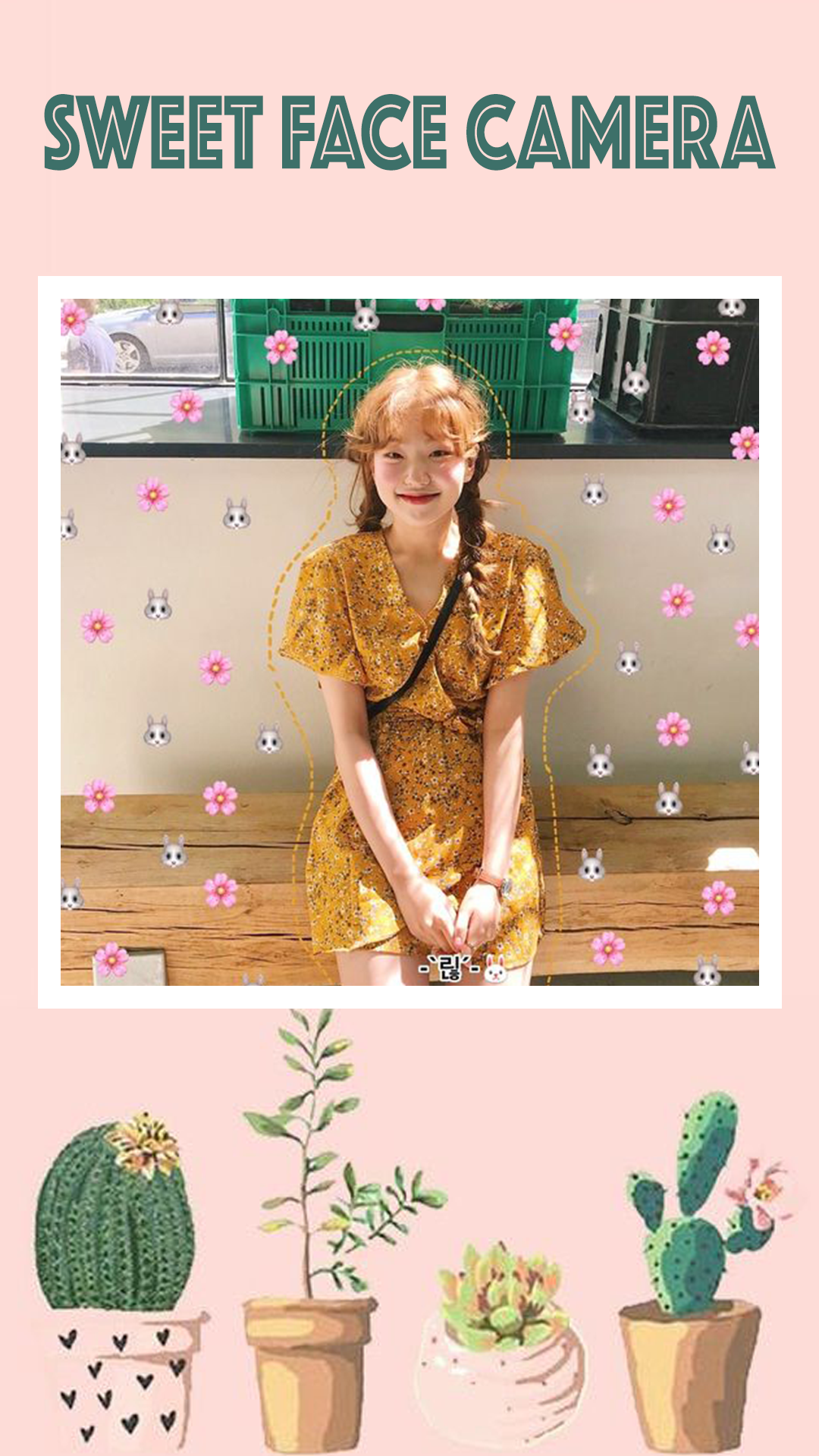 اسکرین شات 3 برنامه Sweet face camera