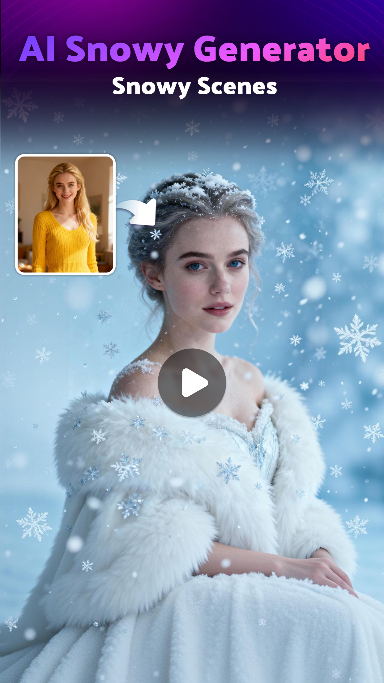 اسکرین شات 2 برنامه Vifio: AI Video & Portrait