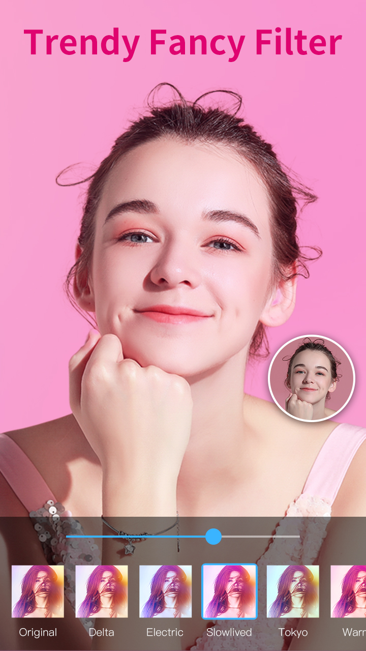 اسکرین شات 3 برنامه Beauty Selfie Camera - Papaya