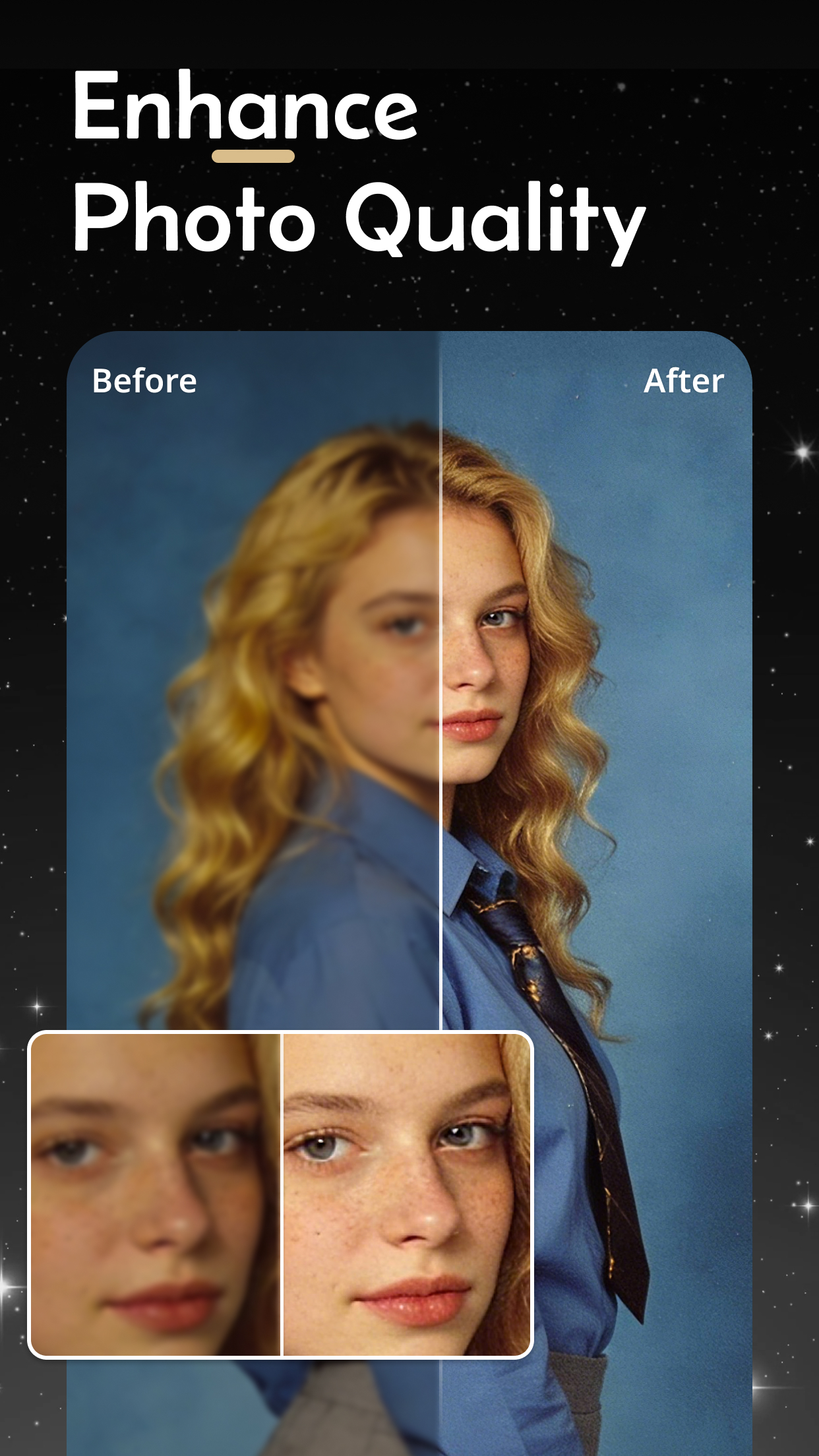 اسکرین شات 6 برنامه SelfyX: AI Photo Editor