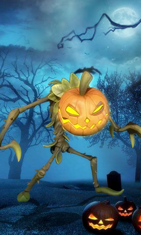 اسکرین شات 5 بازی Talking Pumpkin: Spooky Chat