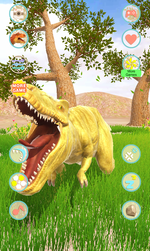 اسکرین شات 2 برنامه Talking Tyrannosaurus Rex