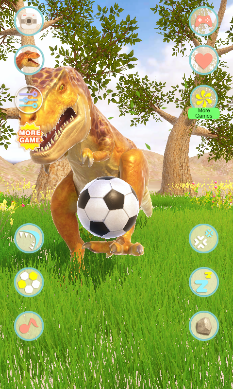 اسکرین شات 5 برنامه Talking Tyrannosaurus Rex