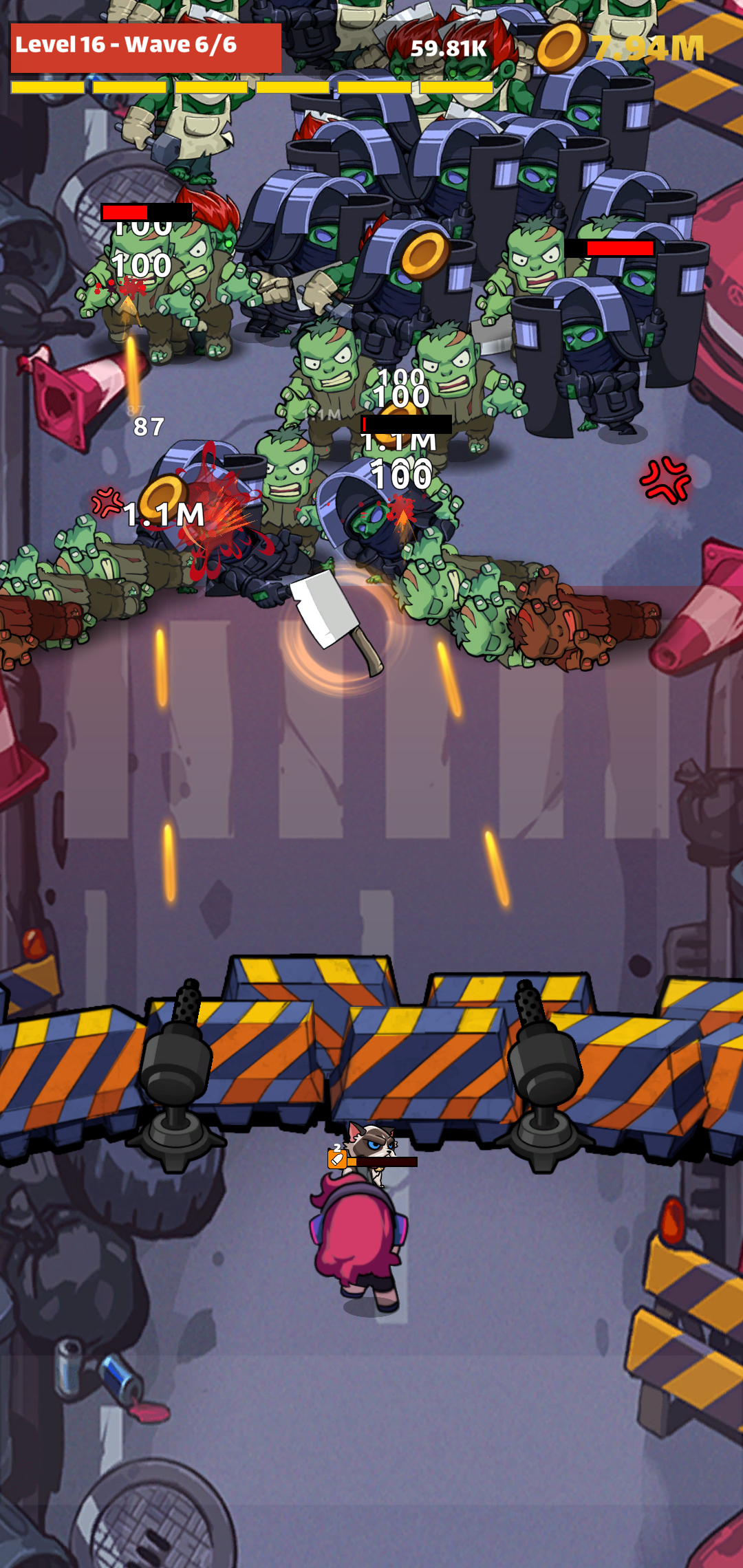 اسکرین شات 1 بازی Zombie Idle Defense