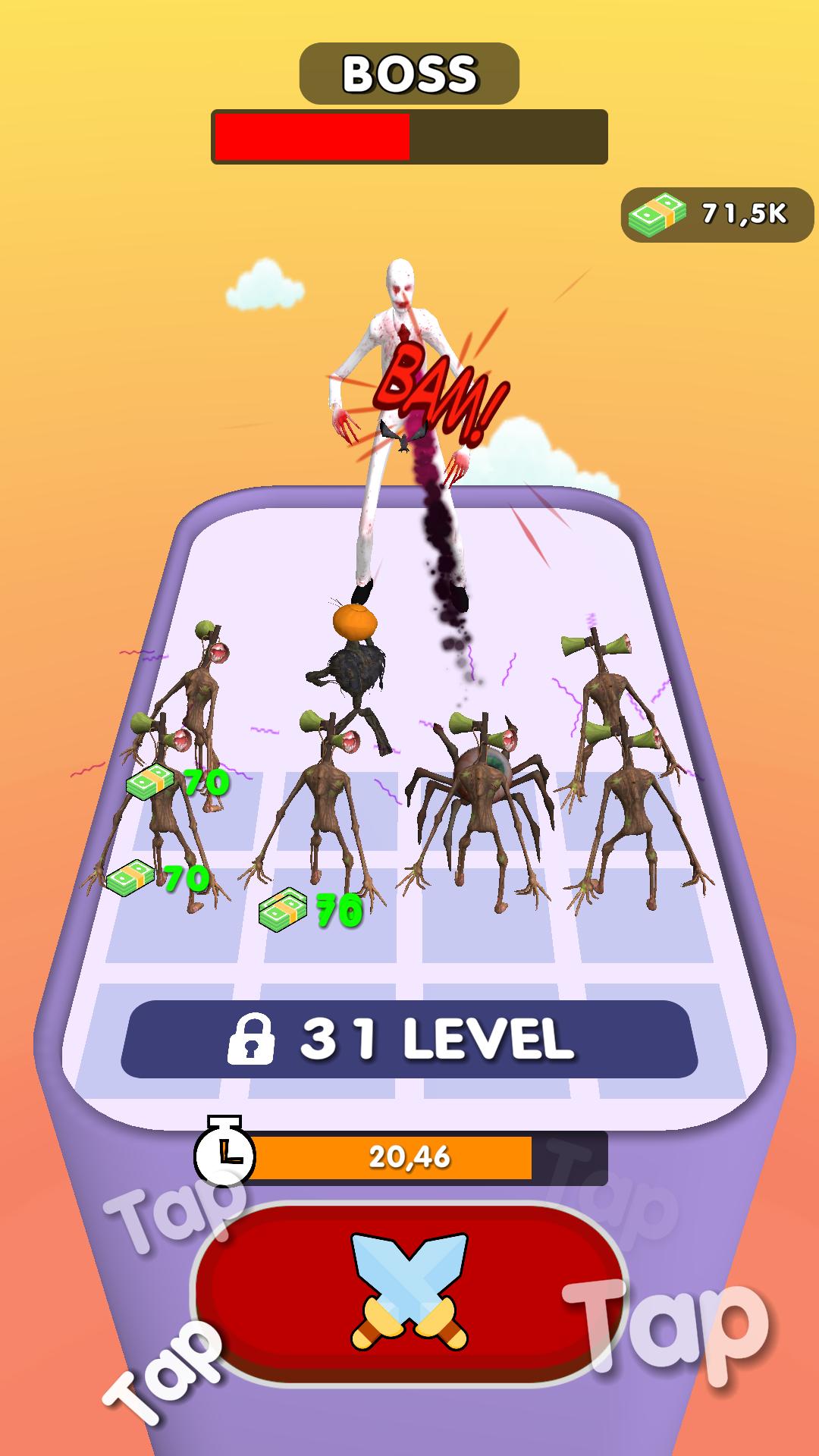 اسکرین شات 6 بازی Monsters Idle Merge