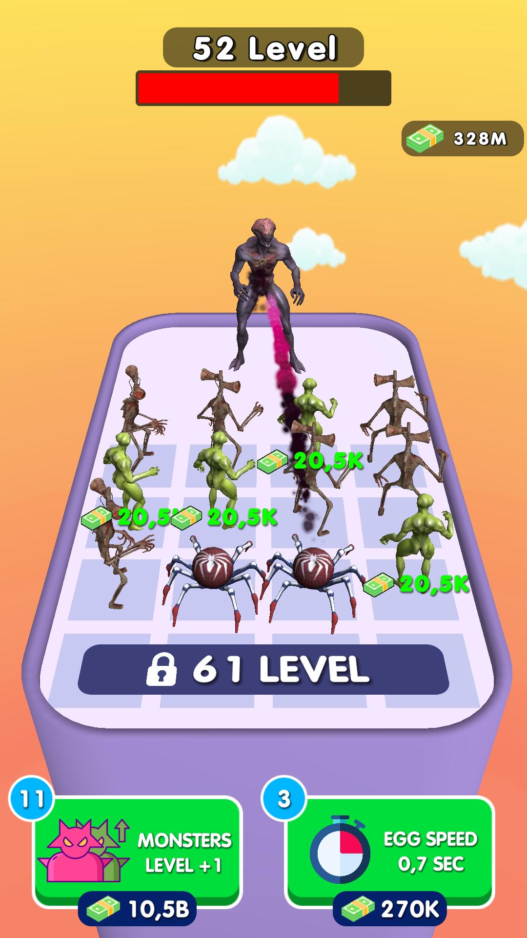 اسکرین شات 4 بازی Monsters Idle Merge