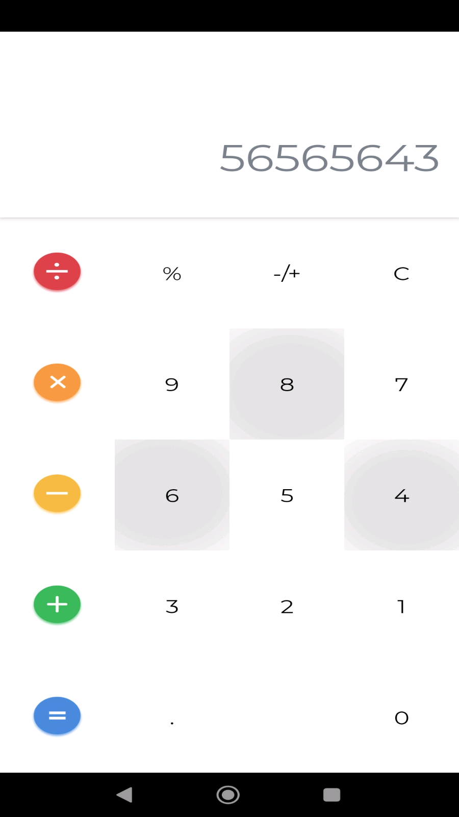 اسکرین شات 2 برنامه ماشین حساب(گالری مخفی)