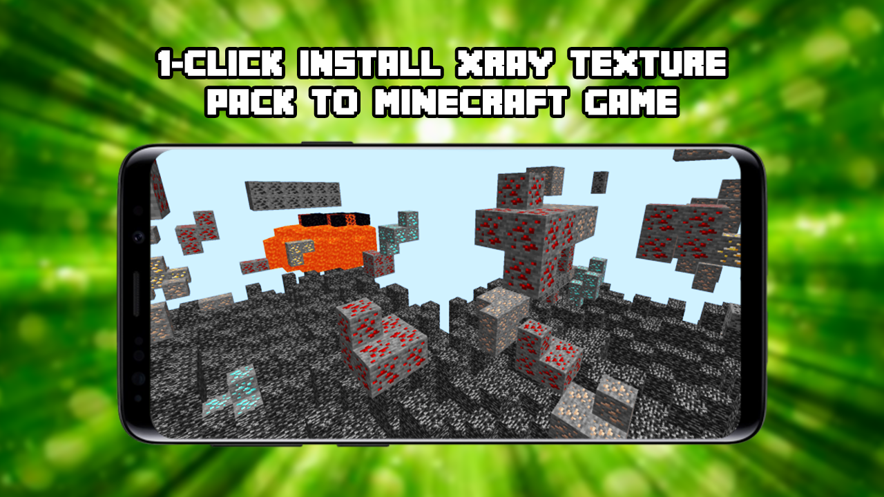 اسکرین شات 1 برنامه X-Ray Texture Pack for MCPE