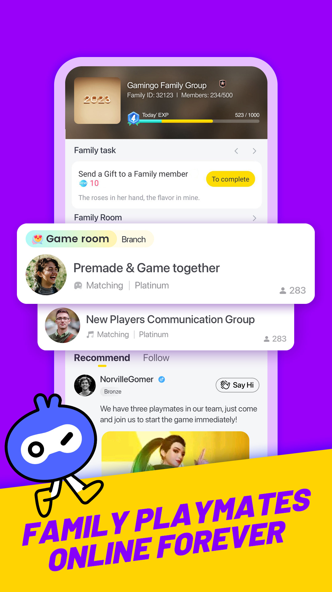 اسکرین شات 7 برنامه Gamingo: Play With Teammates